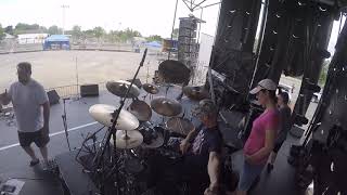 Festival stage/band setup POV