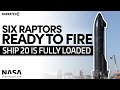 Ship 20 Readied for Static Fire Testing with Six Raptor Engines | Starship Update (Narrated)