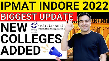 IPMAT Indore 2022 Forms Out🔥 | IPM In IIMs, IIFT, NALSAR | Big Update