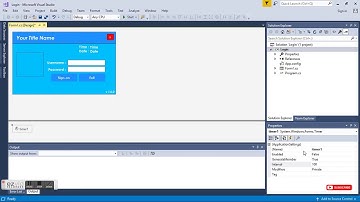 C# Login Form Design - Part 1