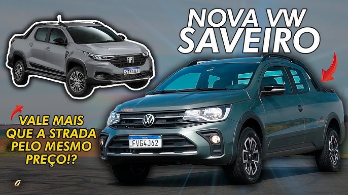 Preview Volkswagen Saveiro 2024  Picape muda pouco para ameaçar