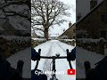 Beautiful Winter Cycling Through a Fairytale Village #cycling #shorts #shortvideo #short