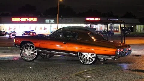 Veltboy314 - Candy Orange '71 Hardtop Donk on 30" Amani Forged Wheels - Florida Classic 2K15