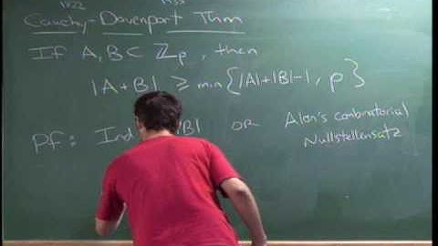 Programa de Mestrado: Extremal and Probabilistic Combinatorics - Aula 13 - Parte 02