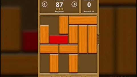 Unblock Me FREE Beginner level 87