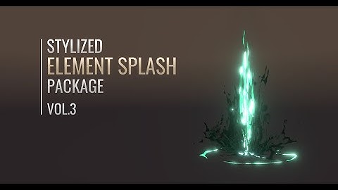 Unity Game FX - Stylized Element Splash vol.3