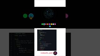 Particle / glowing dots UI animation #shorts