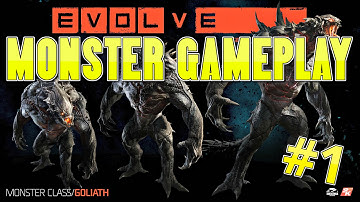 Evolve Gameplay Walkthrough Part 1 - KRAKEN Monster Class & All Evolution Stages