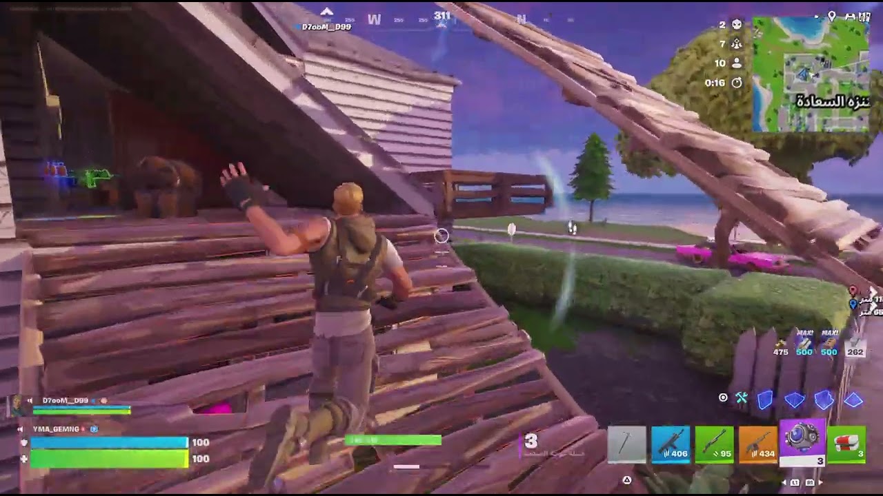 فورت نايت مع الدو احداث نارية في الرانك