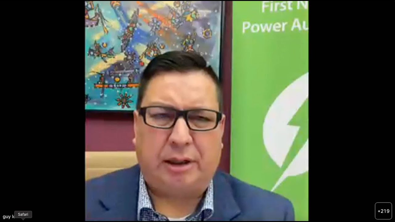 Guy Lonechild, First Nations Power Authority, Energy Council of Canada Web Conference 2023