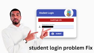 student login problem