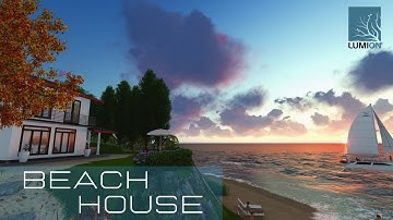 BEACH HOUSE ANIMATION WALKTHROUGH | LUMION