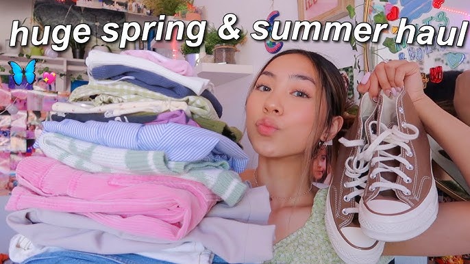 $1000 SUMMER CLOTHING TRY ON HAUL *ft. brandy melville,zara,urban,pacsun,etc*  