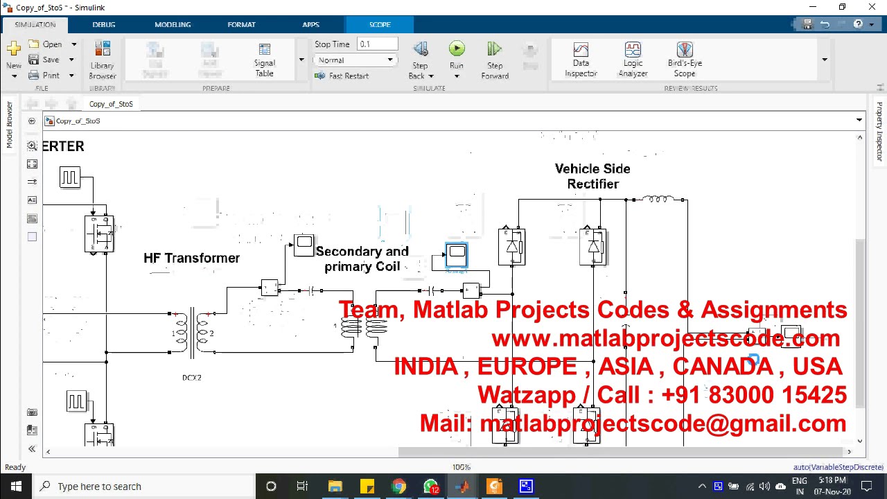 Modeling and Simulation of Series-Series Wireless Power Transfer System www.matlabprojectscode.com