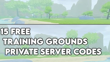 15 Free Training Ground Private Server Codes! (Shinobi Life 2)