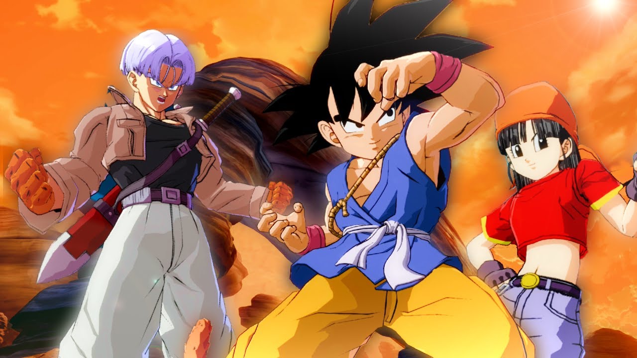 Goku, Pan, trunks and giru  Anime dragon ball super, Anime dragon