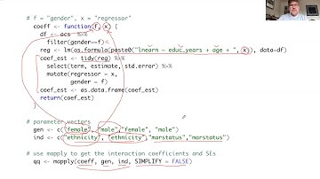 Visualizing regression coefficients in R