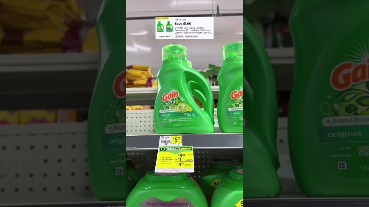Dollar General Couponing Any Day Gain Deal Beginner Friendly 