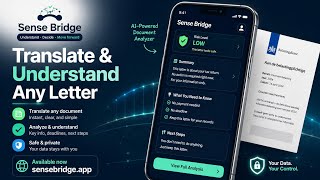 Translate & Understand Official Letters with Sense Bridge | AI Document Translator screenshot 2