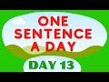 SHORT SENTENCE A DAY FOR KIDS / DAY 13 / WIDEN  YOUR VOCABULARY SKILLS