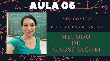 Solução Numérica de Sistema Linear via Método de Gauss Jacobi