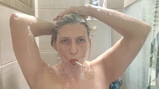 00215 # a hot shower inside a cloud of smoke