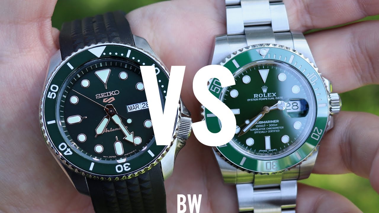 $200 Watch vs $20,000 Watch - Seiko vs Rolex - YouTube