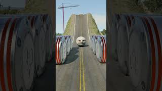 Car & School Bus Vs Hydraulic Crush - Beamng.drive