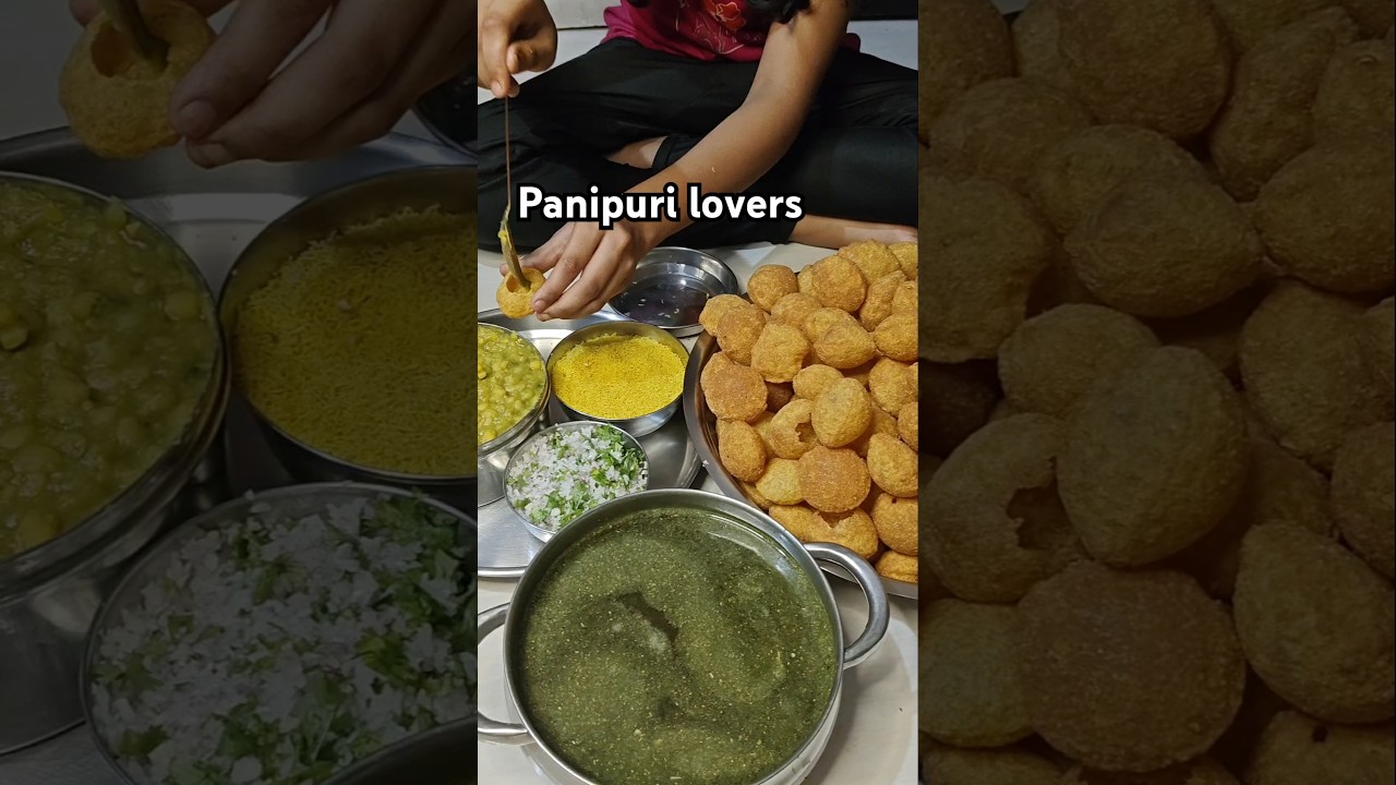Panipuri Lovers 🤤😍 