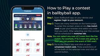 How Play Game on Ballbyball | #fantasycricket #cricketfans #predictandwin #ballbyball #cricket screenshot 4