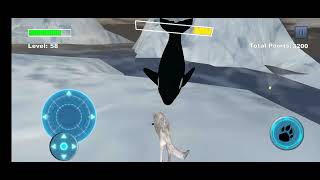 ORCA ON LAND!?!? ~ Arctic Wolf Simulator (Wildfoot) screenshot 1