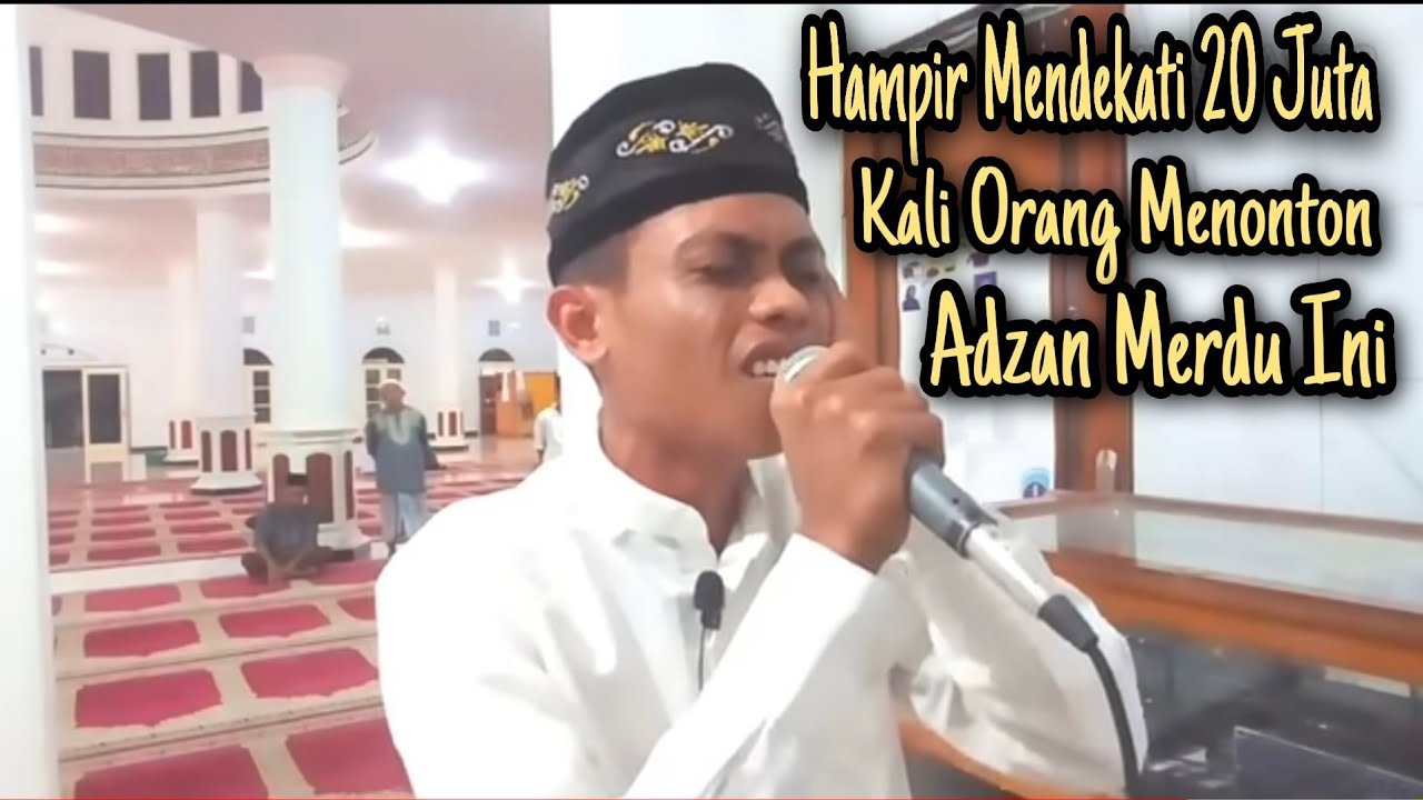 Adzan termerdu di indonesia  Most Beautiful Azan اذان المغرب مقام بيات