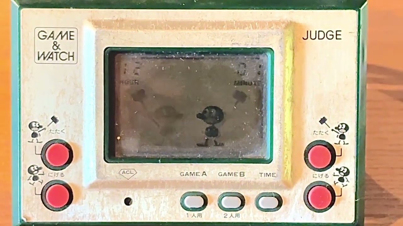 任天堂 ゲームウォッチ judge 動作確認済み Nintendo Nintendo (ニンテンドー) GAME&WATCH JUDGE ジャンク品として 動作