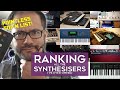 Ranking all the synthesisers I've ever owned