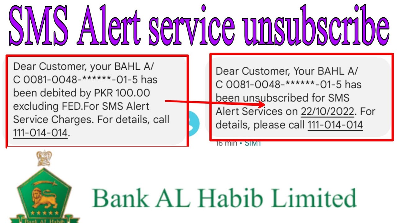 Bank Al Habib SMS Alert Service Unsubscribe Kaise Kare SMS Service bank-al-habib-sms-alert-service-unsubscribe-kaise-kare-sms-service