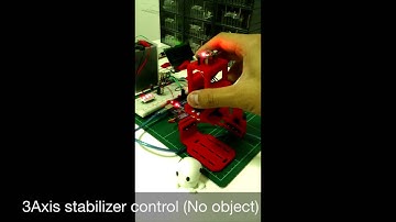 Servo Stabilizer gimbal with Arduino control