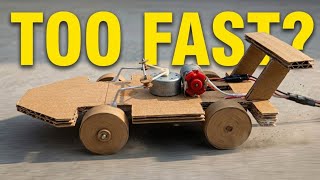 This Cardboard RC Car Is TOO FAST!