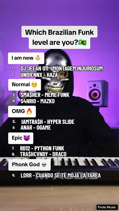 Which Brazilian Funk level are you?😱 #phonk #phonkmusic