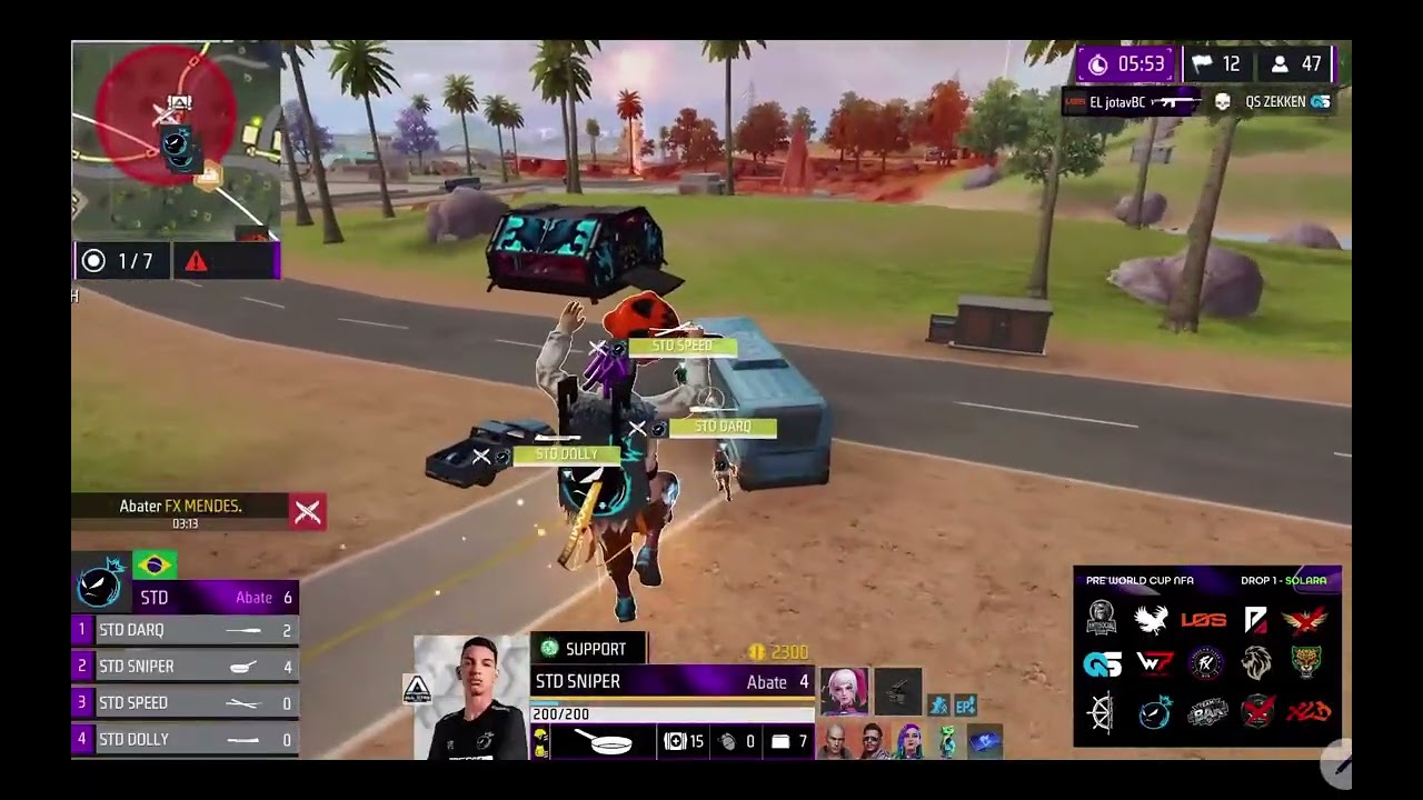 Viendo el campeonato de ayer 22/01/2026 All Star LATAM parte 1/1 mapa SOLARA