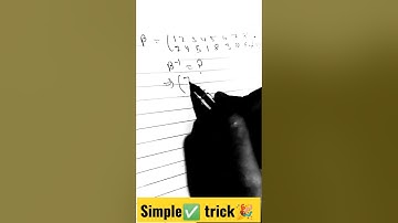 simple trick🧡 part 1 inverse of permutation ✅ #shorts #maths #mathtricks #iqtest #easyway #ytshorts