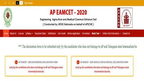 AP EAMCET Result 2020: Rank Card to Be Released Today at sche.ap.gov.in, Download Here