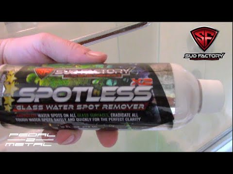Sud Factory Spotless Glass Water Spot Remover X2  Review & Ultra Test on  Crusty Shower Doors 