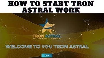 Tron Astral Work online || How to make tron wallet in token Pocket || Ultra Courses