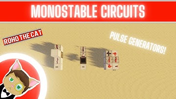 Minecraft Java - Monostable Circuits - Redstone Guide