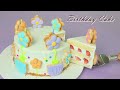 [Eng Sub] 생크림 생일 케이크 만들기/ 아이싱 쿠키 만들기/기본 쿠키 만들기/ How to make a lovely birthday cake / Royal Icing