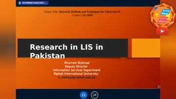 AIOU MLIS workshop Lecture 5650 19 Oct 9:00am | Everything EverytWhere