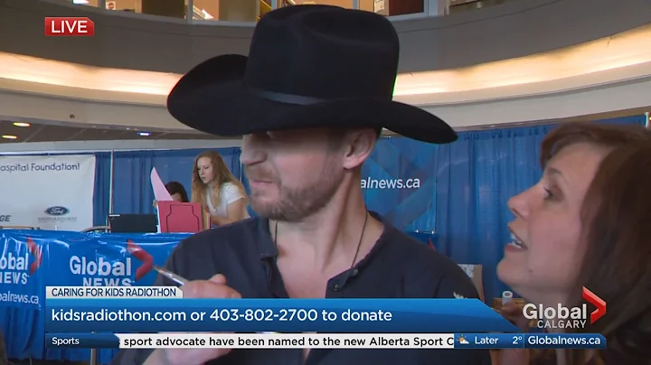 Country singer Paul Brandt eats awful tasting pie ...
