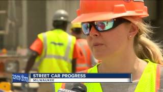 Milwaukee Streetcar construction enters next phase