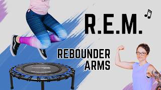 20 Min Rebounder Arm Workout with Weights | Upper Body Cardio