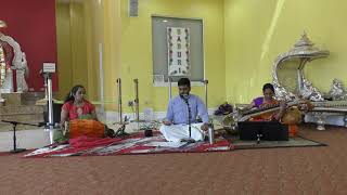 Poorvi Kalyani Gnana mosaga Rama Advanced Music Academy (Kavin, Manasi &amp; Sai)
